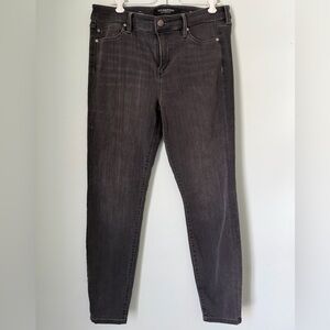 Liverpool Los Angeles Skinny Jeans Gray Ankle 27" Inseam Women's 10 Stretch